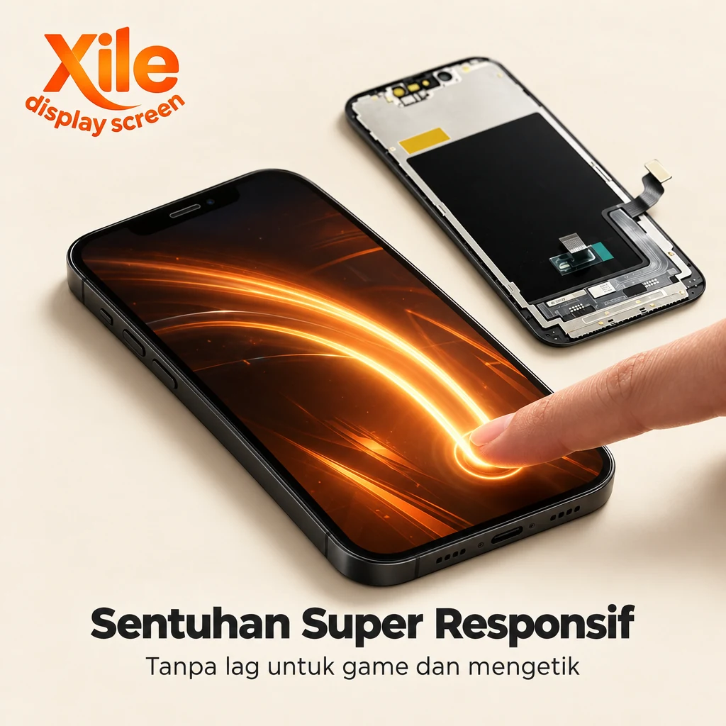 Sentuhan super responsif tanpa lag untuk game dan mengetik