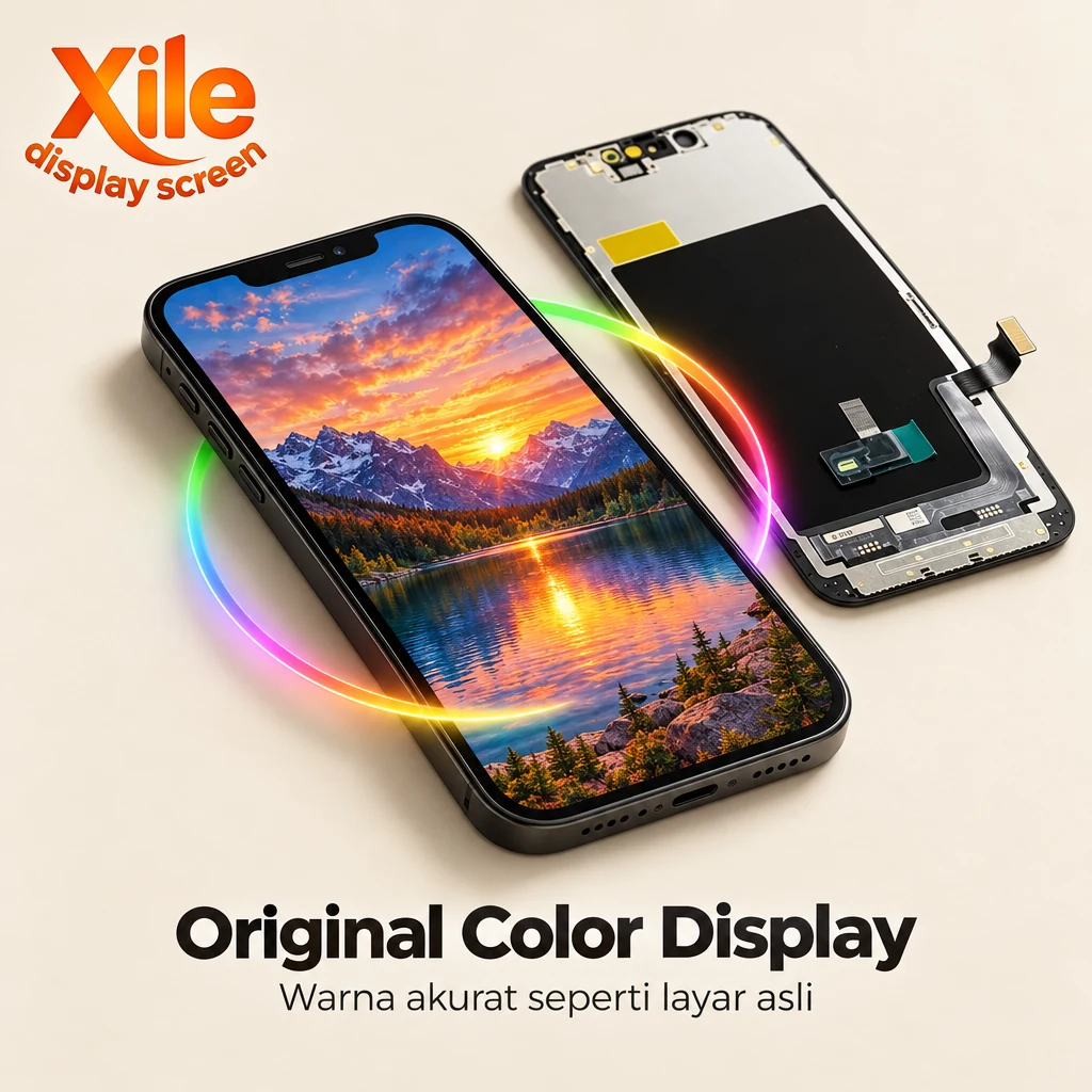 Original Color Display: warna akurat seperti layar asli