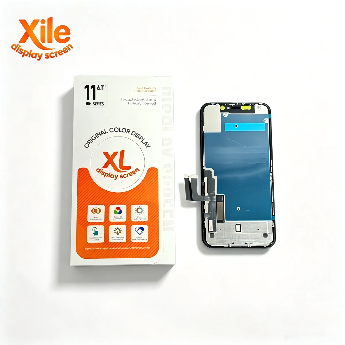 LCD iPhone 11 Xile HD+ Incell tampak depan