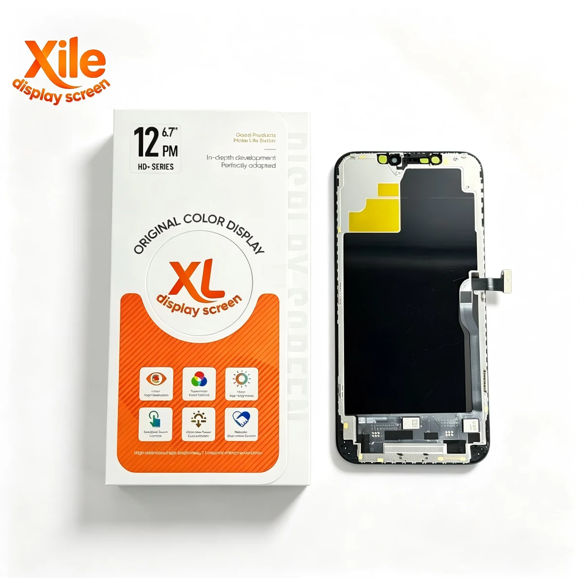 LCD iPhone 12 Pro Max Xile HD+ Incell tampak depan