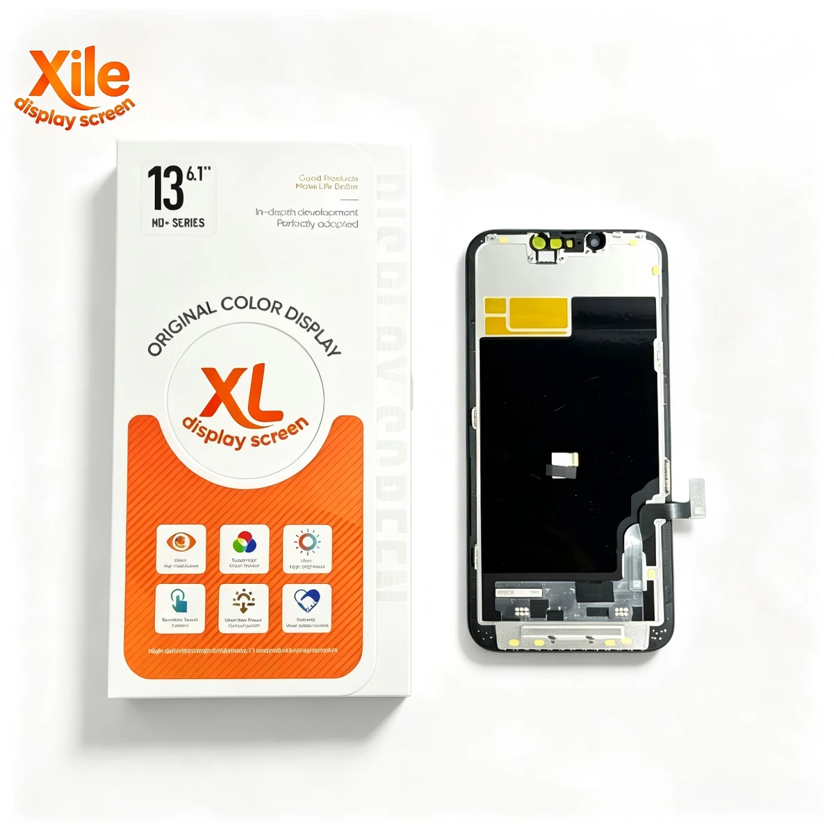 LCD iPhone 13 Xile HD+ Incell tampak depan
