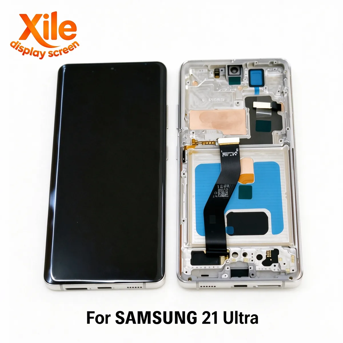 OLED Samsung Galaxy S21 Ultra Xile OLED tampak depan